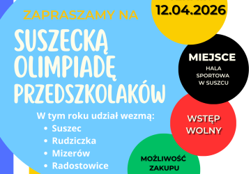 Suszecka Olimpiada Przedszkolaków 12.04.2026 r.