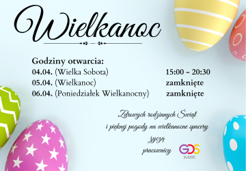 Wielkanoc - godziny otwarcia